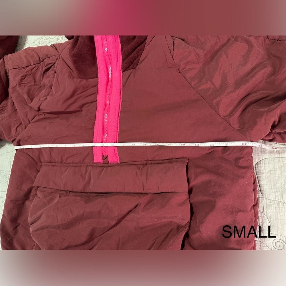 NWT FP Movement In A Pillow Water Resistant Packable Puffer Anorak Sour Cherry - Picture 12 of 16